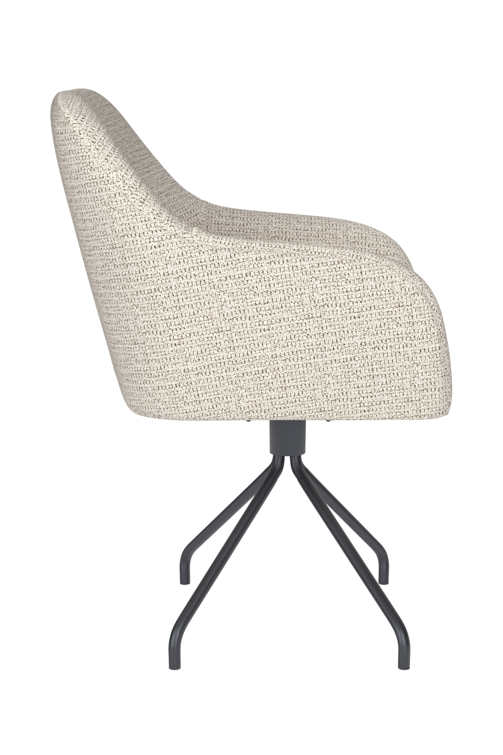 Upholstered Spider Swivel Armchair | DF Otis | Oroatrade.com