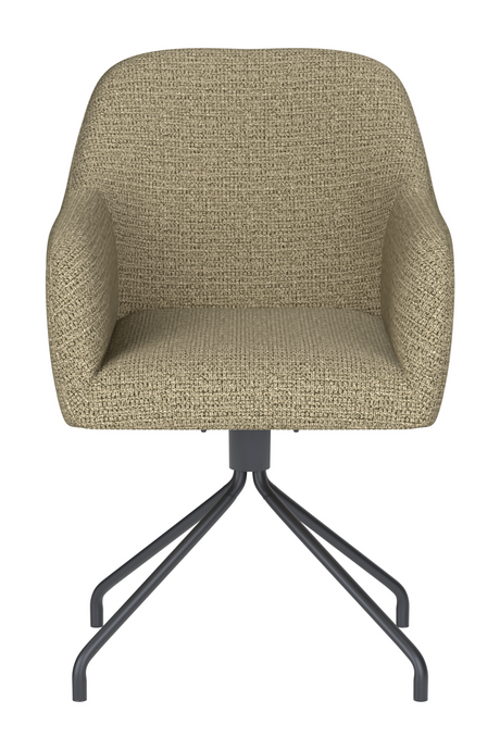 Upholstered Spider Swivel Armchair | DF Otis | OROA.com