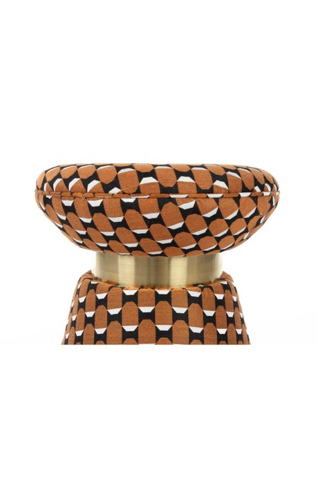 Octagonal Pattern Cinched Stool | DF Pin | OROA.com