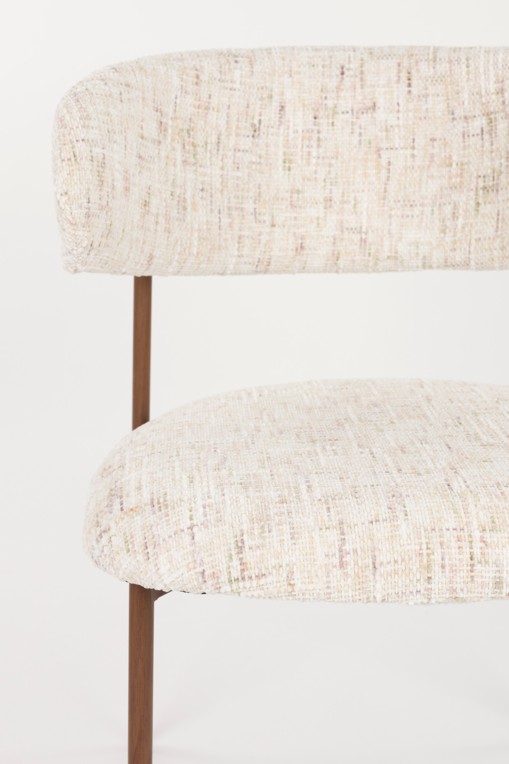 Iron Framed Curve Dining Chairs (2) | DF Claes | OROA.com