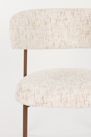 Iron Framed Curve Dining Chairs (2) | DF Claes | OROA.com