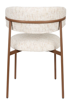 Iron Framed Curve Dining Chairs (2) | DF Claes | OROA.com