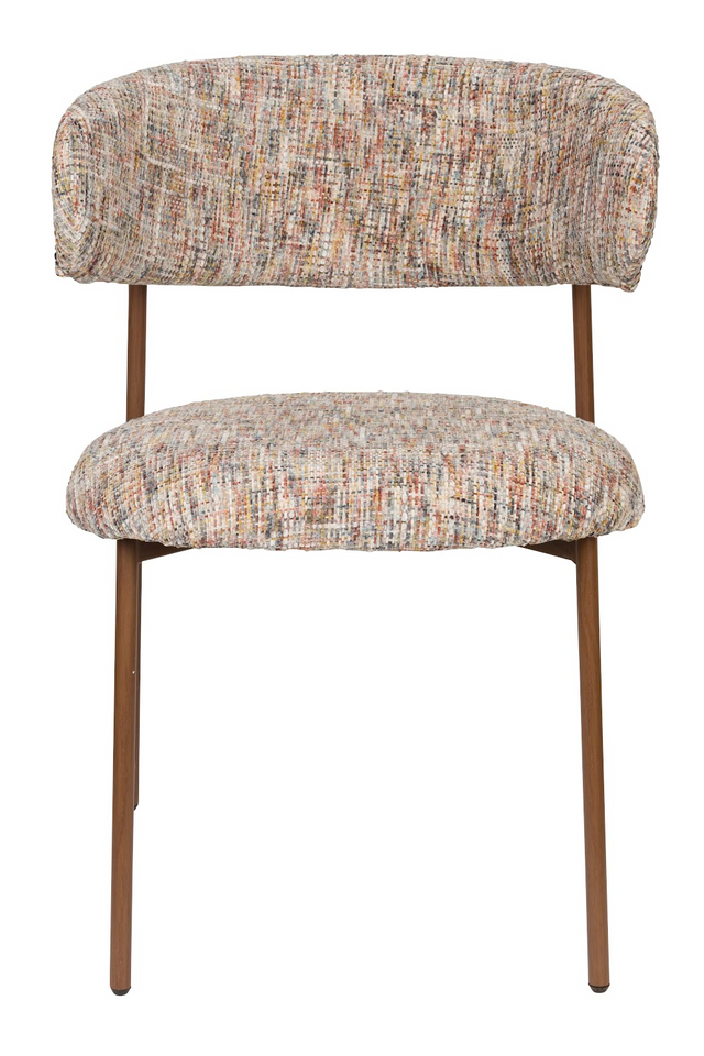 Iron Framed Curve Dining Chairs (2) | DF Claes | OROA.com