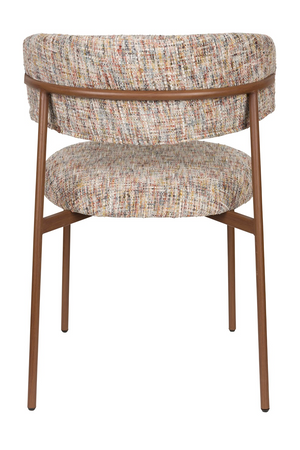 Iron Framed Curve Dining Chairs (2) | DF Claes | OROA.com