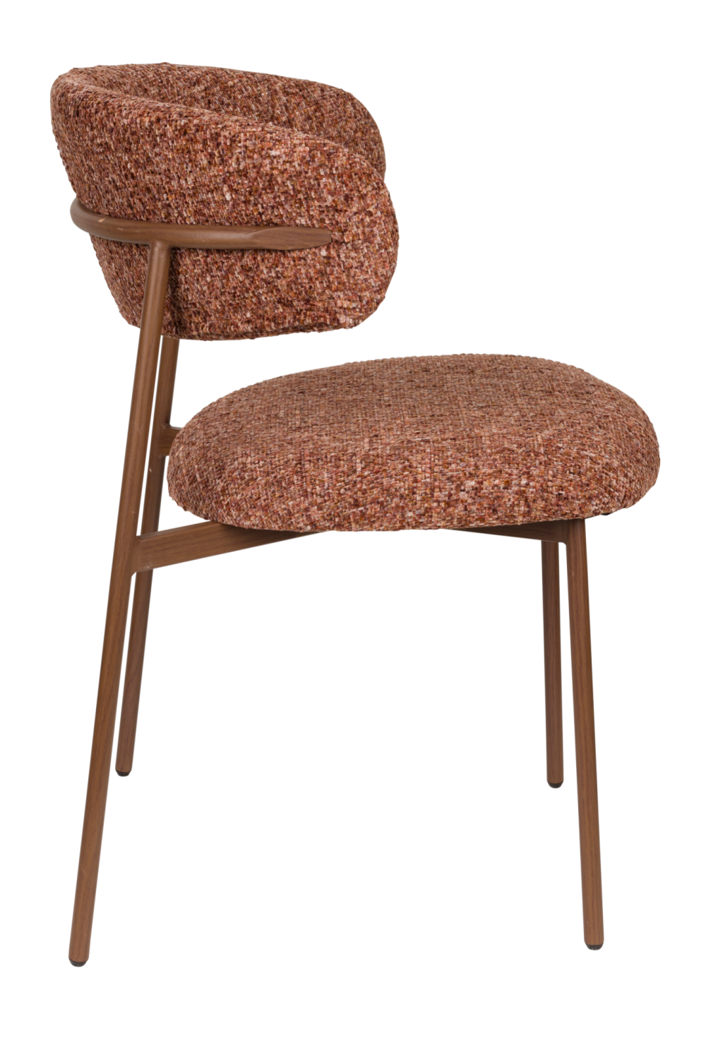 Iron Framed Curve Dining Chairs (2) | DF Claes | OROA.com