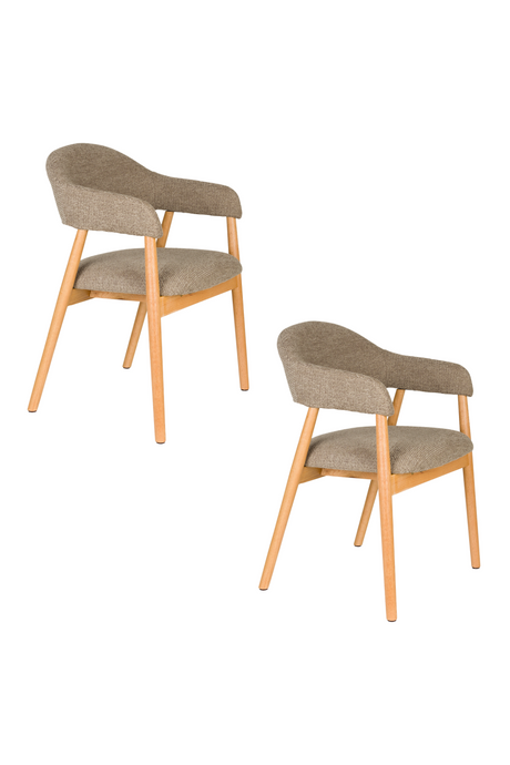 Oak Framed Dining Armchairs (2) | DF Indy | OROA.com