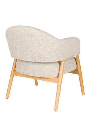 Oak Framed Lounge Chair | DF Indy | OROA.com