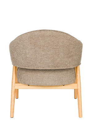 Oak Framed Lounge Chair | DF Indy | OROA.com