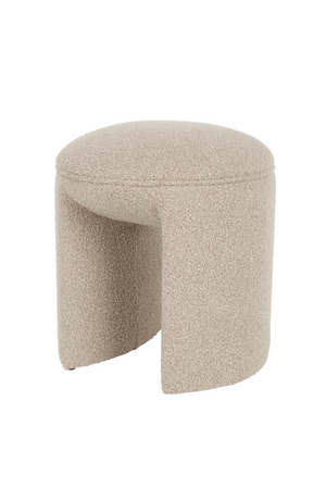 Beige Upholstered Stool | DF Noxx | OROA.com