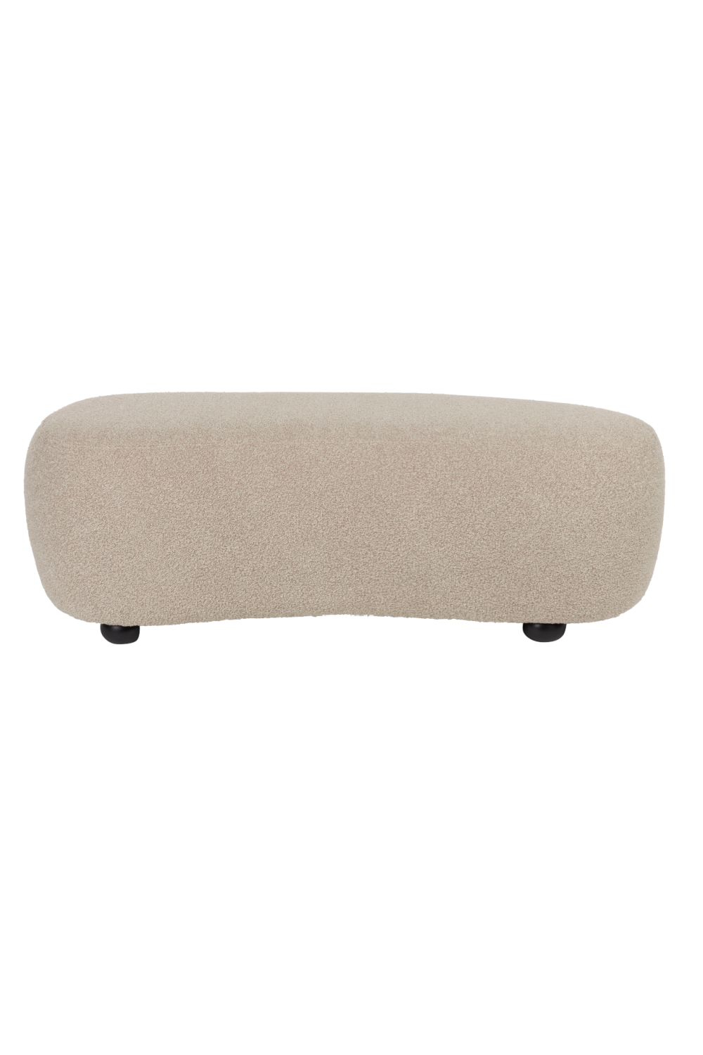Beige Upholstered Ottoman | DF Noxx | OROA.com