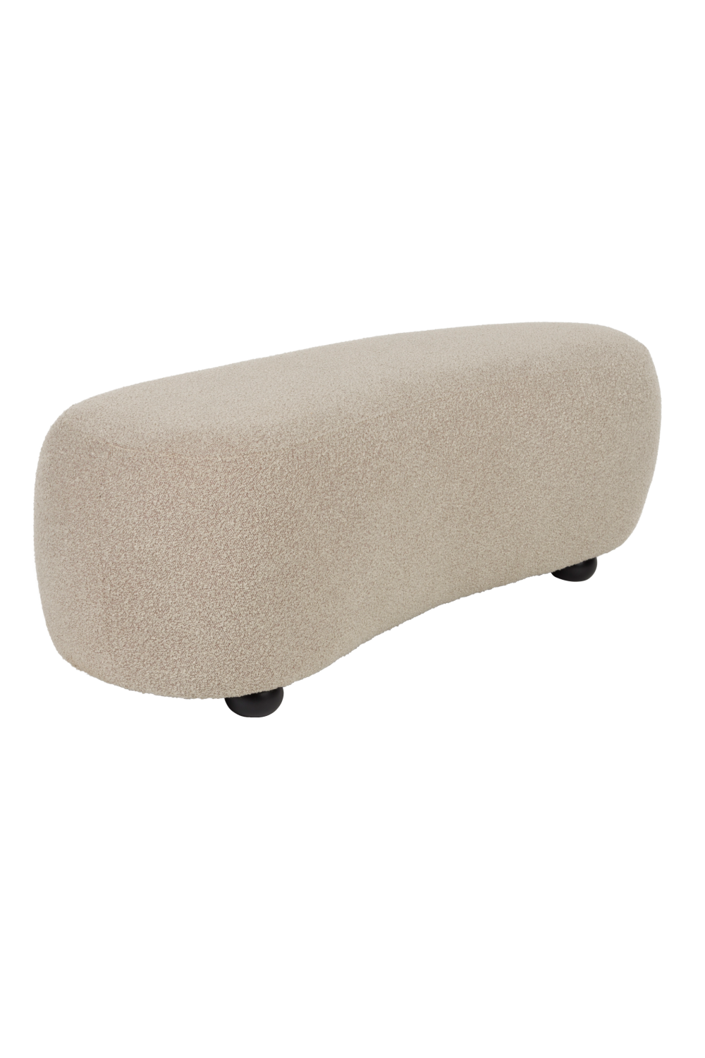 Beige Upholstered Ottoman | DF Noxx | OROA.com