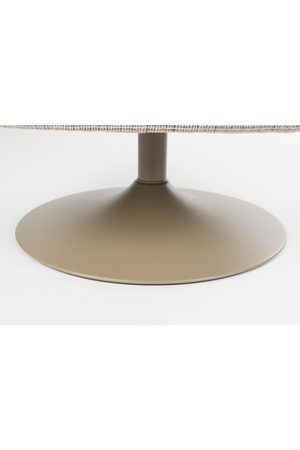 Central Leg Brown Lounge Chair | DF Renate | OROA.com