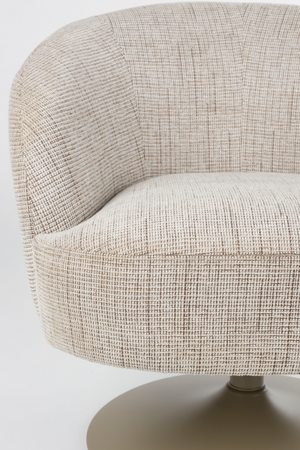 Central Leg Brown Lounge Chair | DF Renate | OROA.com