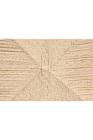 Woven Paper Seat Dining Chairs (2) | DF Che | Oroa.com