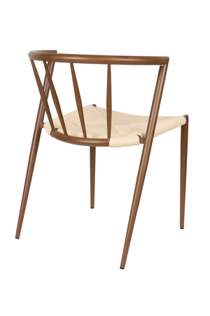 Woven Paper Seat Dining Chairs (2) | DF Che | Oroa.com