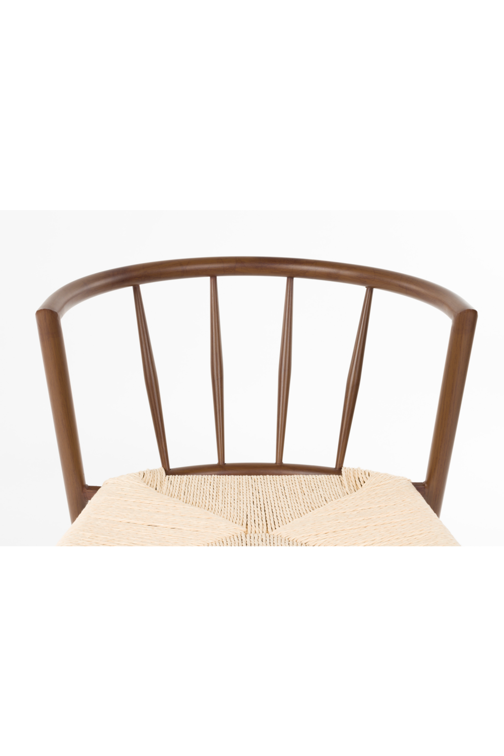 Woven Paper Seat Dining Chairs (2) | DF Che | Oroa.com