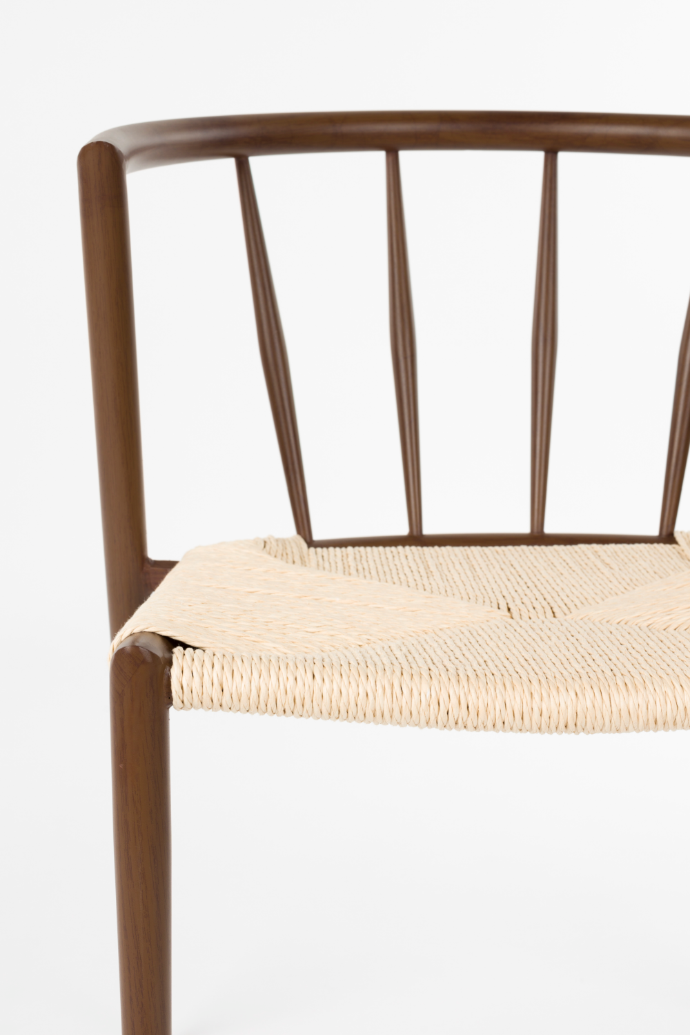 Woven Paper Seat Dining Chairs (2) | DF Che | Oroa.com