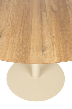 Wooden Round Pedestal Dining Table | DF Steven | Oroa.com