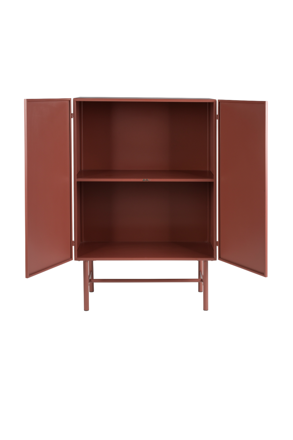 Red Iron 2-Door Cabinet | DF Davis | Oroa.com