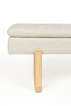 Light Gray Upholstered Bench | DF Jappo | Oroa.com