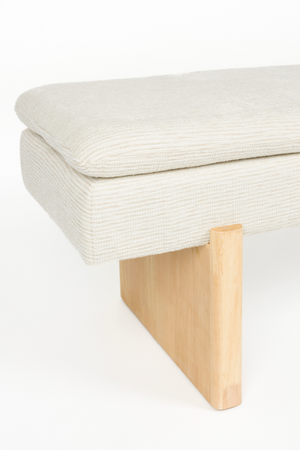 Light Gray Upholstered Bench | DF Jappo | Oroa.com