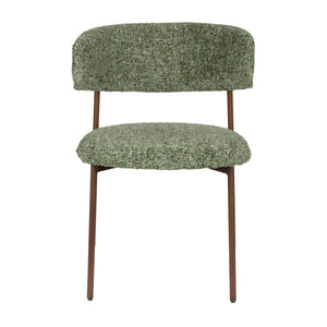   Modern European furniture - Iron Framed Curve Dining Chairs (2)- www.oroa.com | Oroa.com