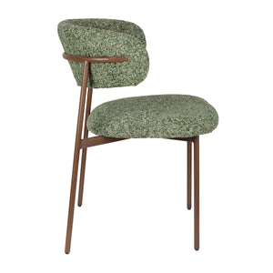   Modern European furniture - Iron Framed Curve Dining Chairs (2)- www.oroa.com | Oroa.com