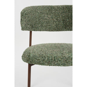   Modern European furniture - Iron Framed Curve Dining Chairs (2)- www.oroa.com | Oroa.com