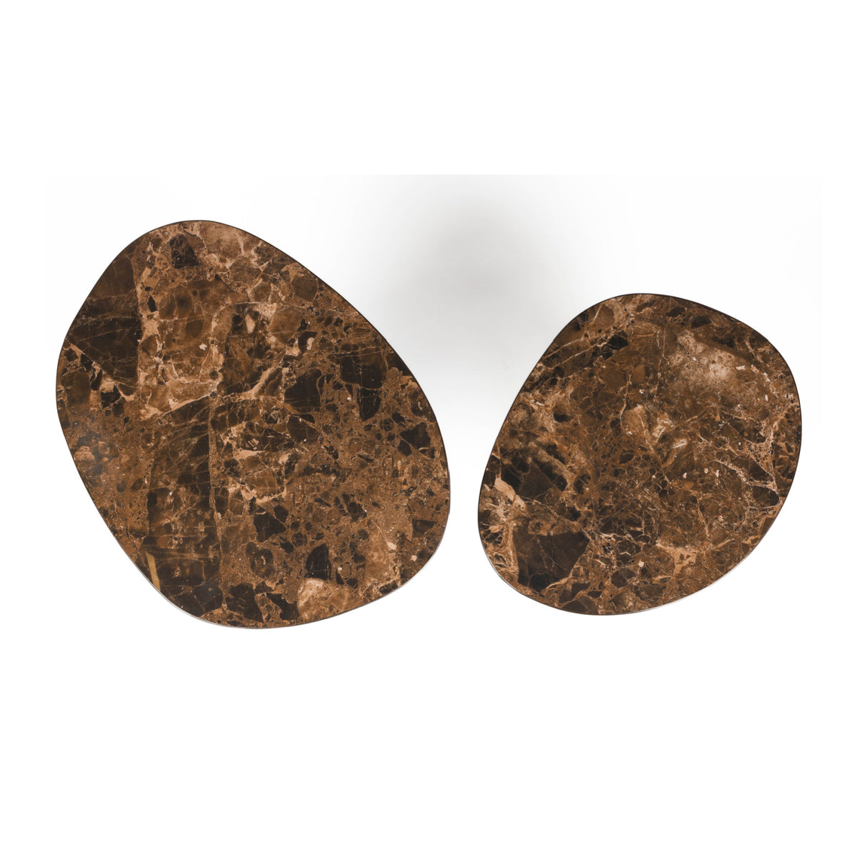   Brown Ceramics Side Tables (2) | Oroa.com