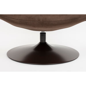   Velvet Swivel Lounge Chair | Oroa.com