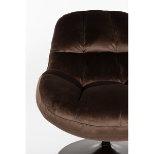   Velvet Swivel Lounge Chair | Oroa.com