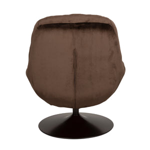   Velvet Swivel Lounge Chair | Oroa.com