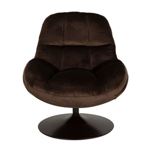   Velvet Swivel Lounge Chair | Oroa.com