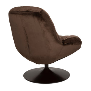   Velvet Swivel Lounge Chair | Oroa.com