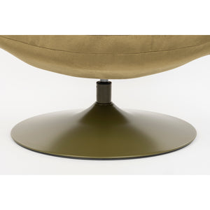   Velvet Swivel Lounge Chair | Oroa.com