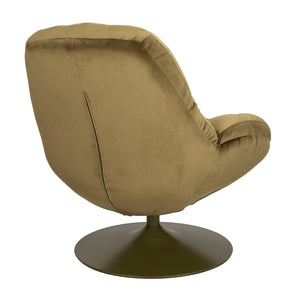   Velvet Swivel Lounge Chair | Oroa.com