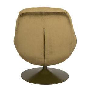   Velvet Swivel Lounge Chair | Oroa.com