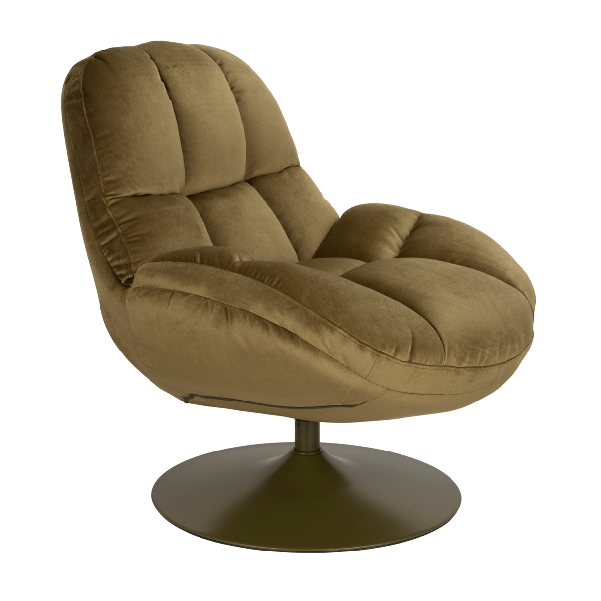   Velvet Swivel Lounge Chair | Oroa.com