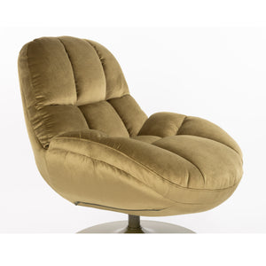   Velvet Swivel Lounge Chair | Oroa.com