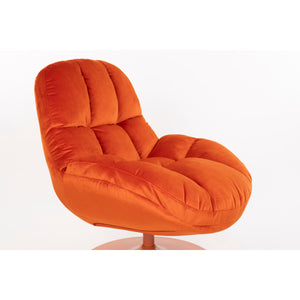   Velvet Swivel Lounge Chair | Oroa.com