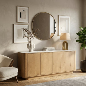   Wooden 4-Door Sideboard | Oroa.com