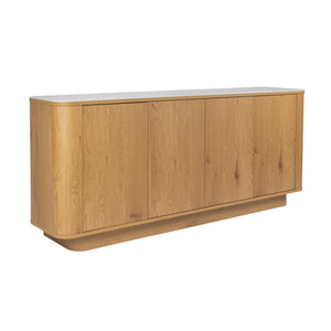   Wooden 4-Door Sideboard | Oroa.com