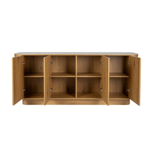   Wooden 4-Door Sideboard | Oroa.com