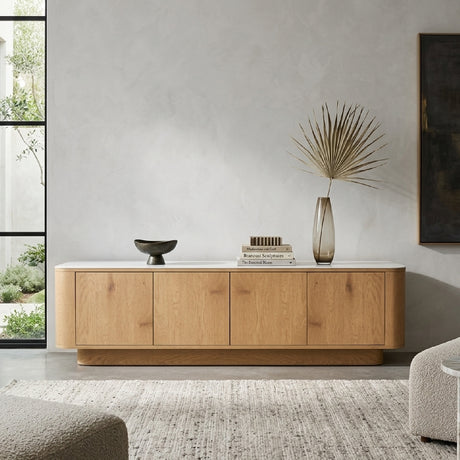   Wooden 4-Door Sideboard | Oroa.com