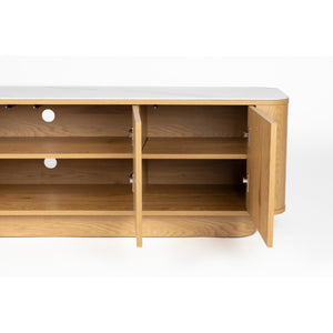   Wooden 4-Door Sideboard | Oroa.com