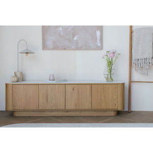   Wooden 4-Door Sideboard | Oroa.com