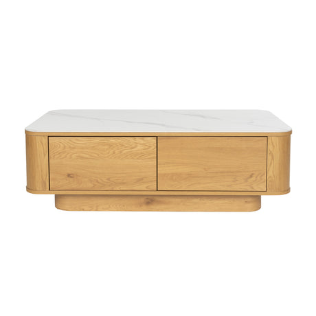   Modern European furniture - Wooden 2-Door Coffee Table - www.oroa.com | Oroa.com