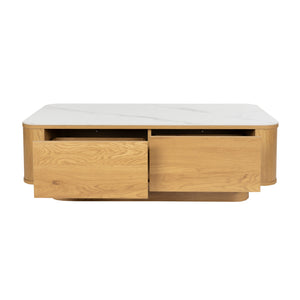   Modern European furniture - Wooden 2-Door Coffee Table - www.oroa.com | Oroa.com