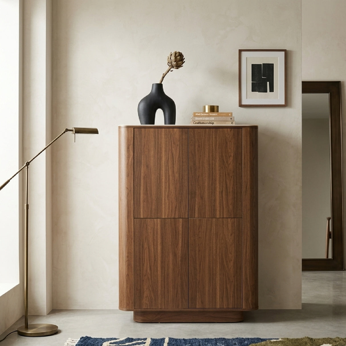   Wooden 2-Door Cabinet | Oroa.com