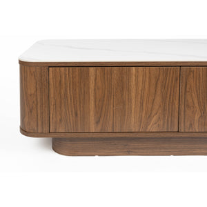   Modern European furniture - Wooden 2-Door Coffee Table - www.oroa.com | Oroa.com